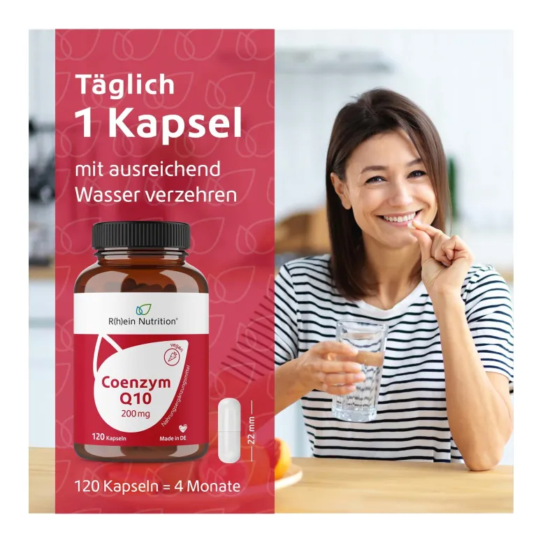 Coenzym Q10 200 mg vegan Kapseln, 120 St