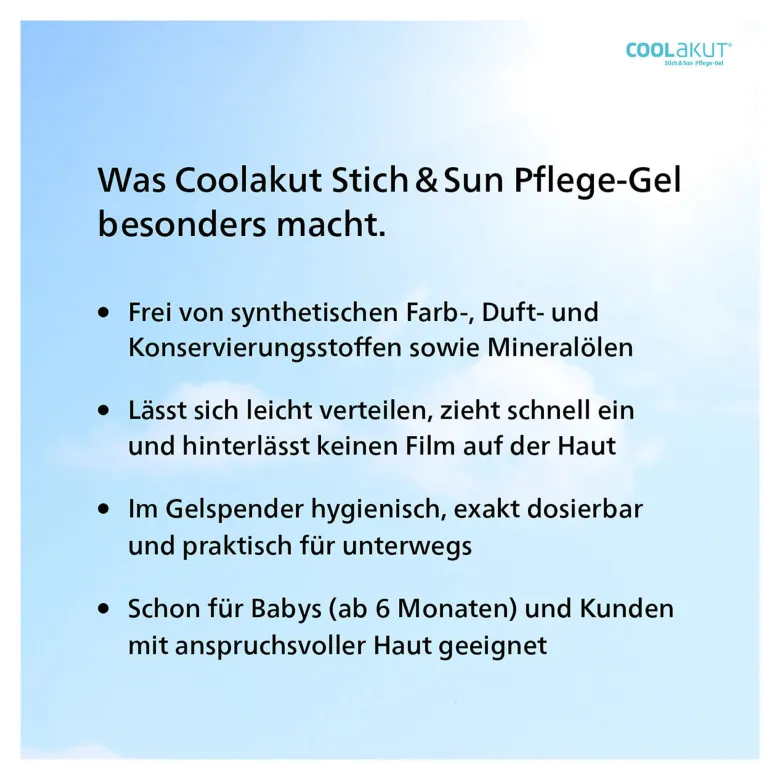 Coolakut Stich & Sun Pflege-Gel, 30 ml