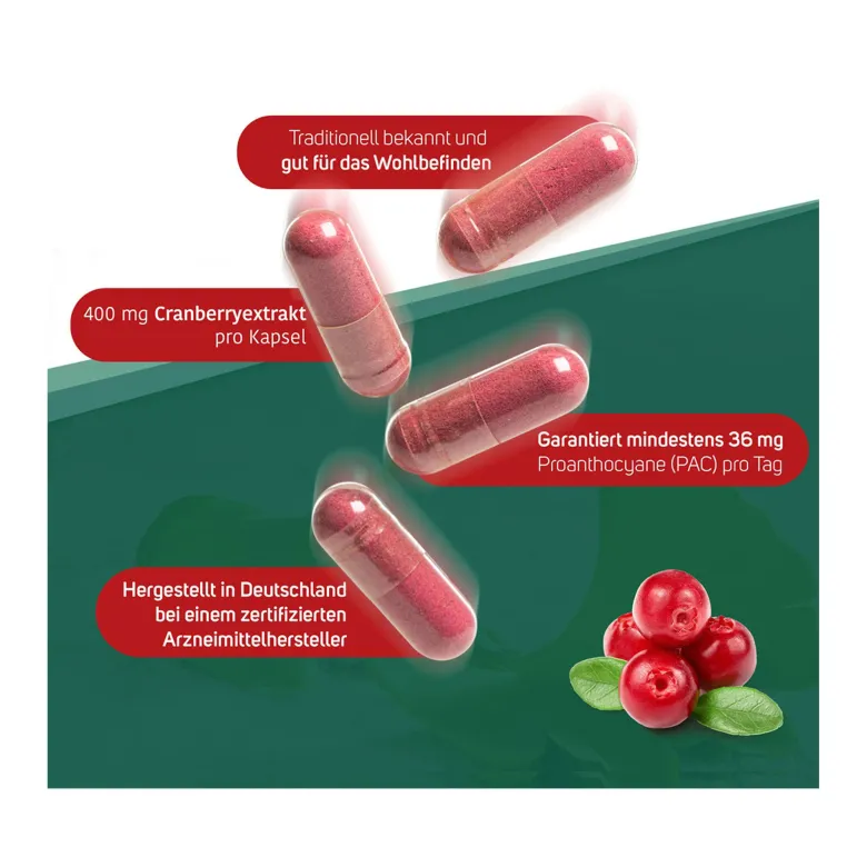 Cranberry Kapseln 400 mg, 100 St