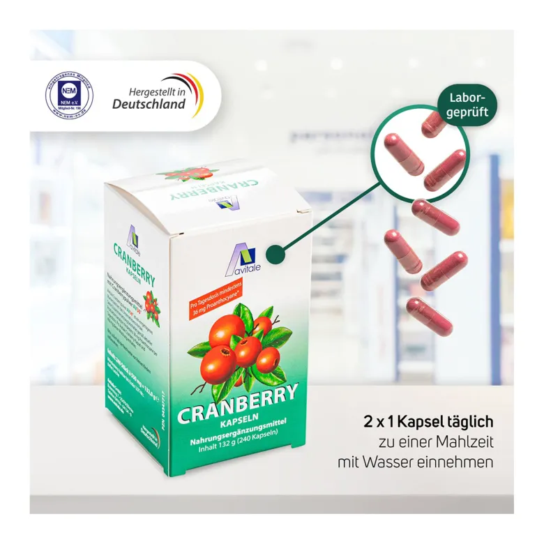 Cranberry Kapseln 400 mg, 100 St