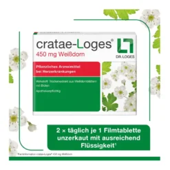 Cratae-Loges 450 mg Weißdorn Filmtabletten, 100 St