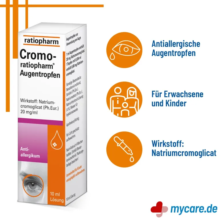 Cromo-ratiopharm Augentropfen, 10 ml