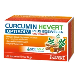 Curcumin Hevert OptiSolv plus Boswellia und Ingwer Kapseln, 120 St