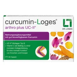 Curcumin-Loges arthro plus UC-II Kapseln, 60 St