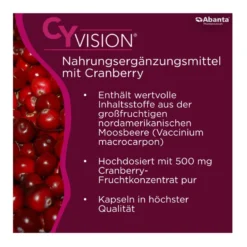CyVision Cranberry Kapseln, 30 St