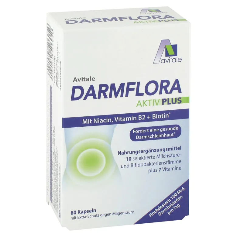 Darmflora Aktiv Plus Kapseln, 80 St