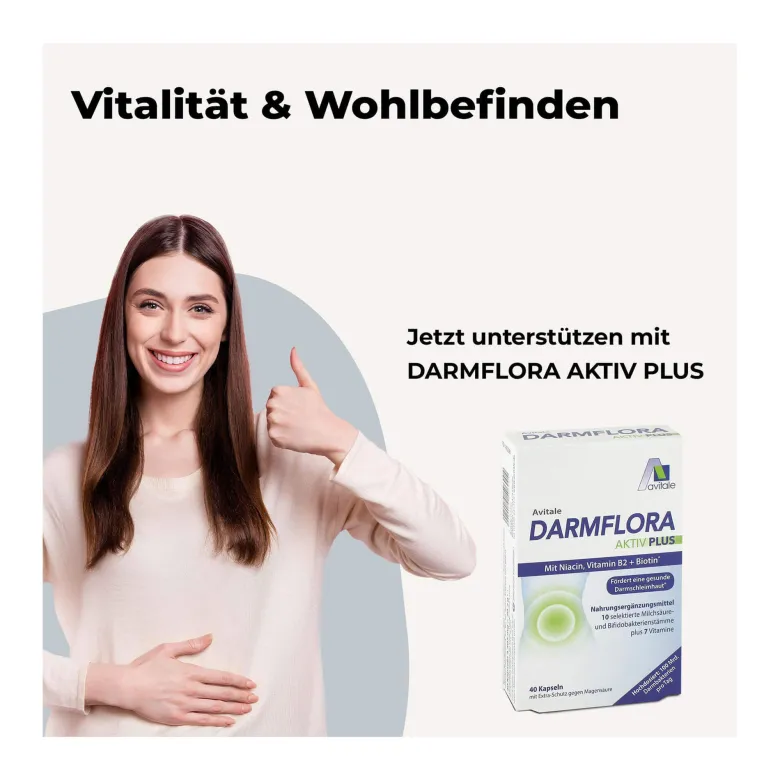 Darmflora Aktiv Plus Kapseln, 80 St