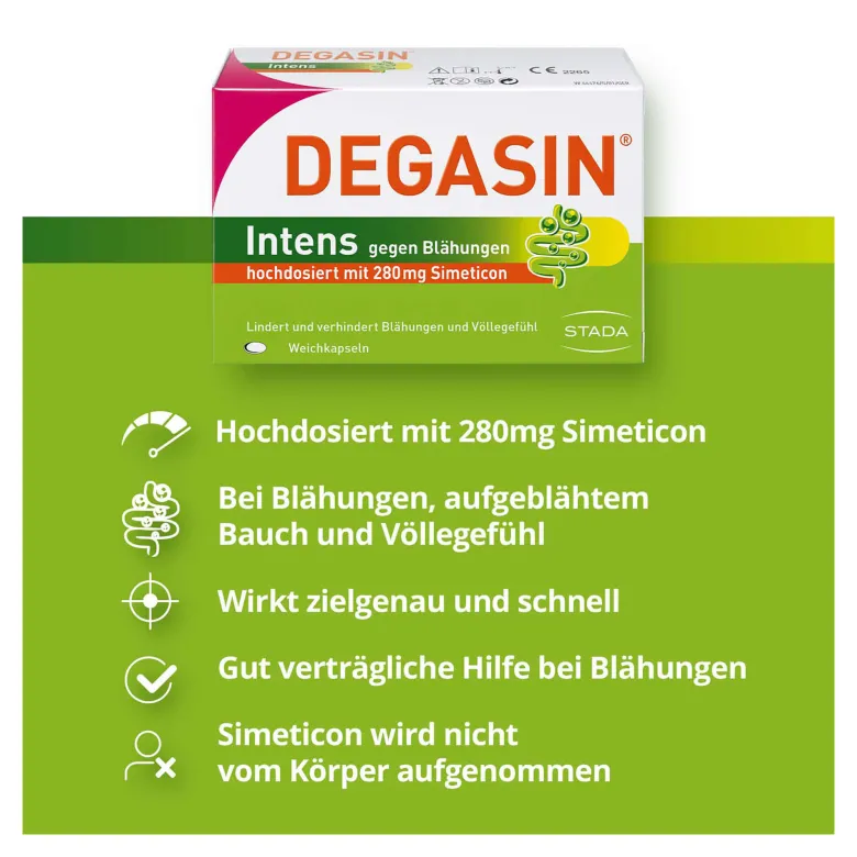 Degasin intens 280 mg Weichkapseln, 32 St