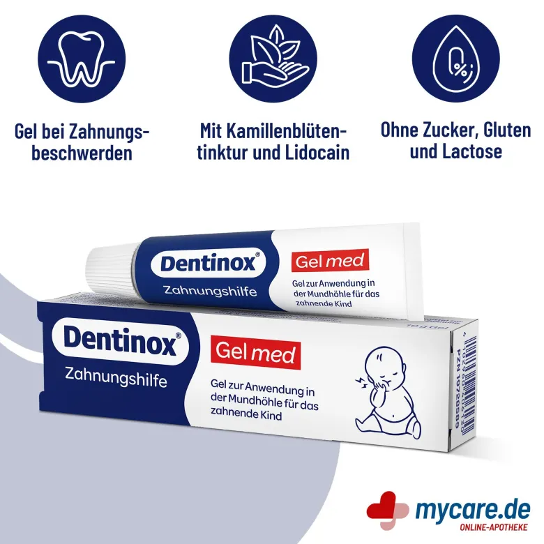 Dentinox Gel med Zahnungshilfe, 10 g