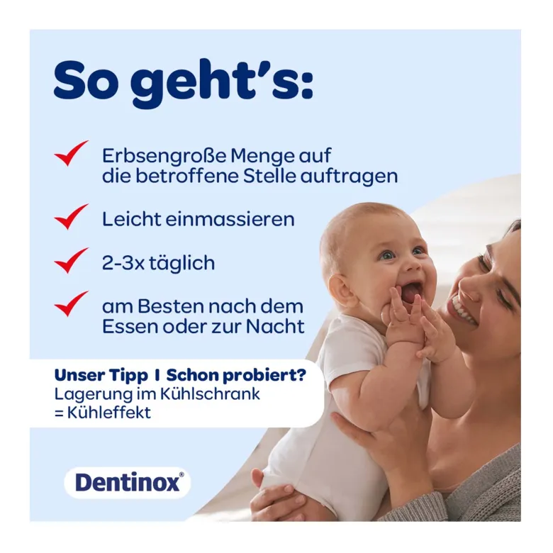 Dentinox Gel med Zahnungshilfe, 10 g