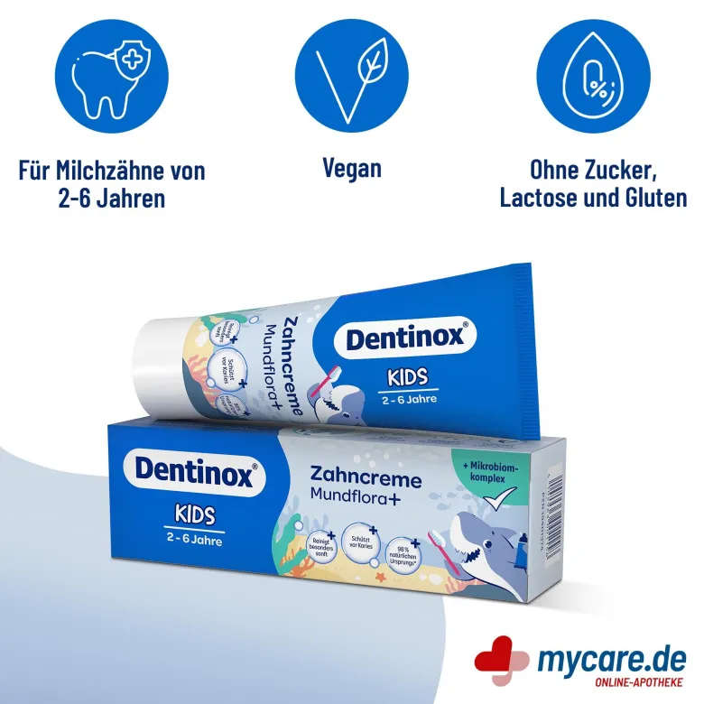 Dentinox Zahncreme Mundflora+ Kids, 75 ml