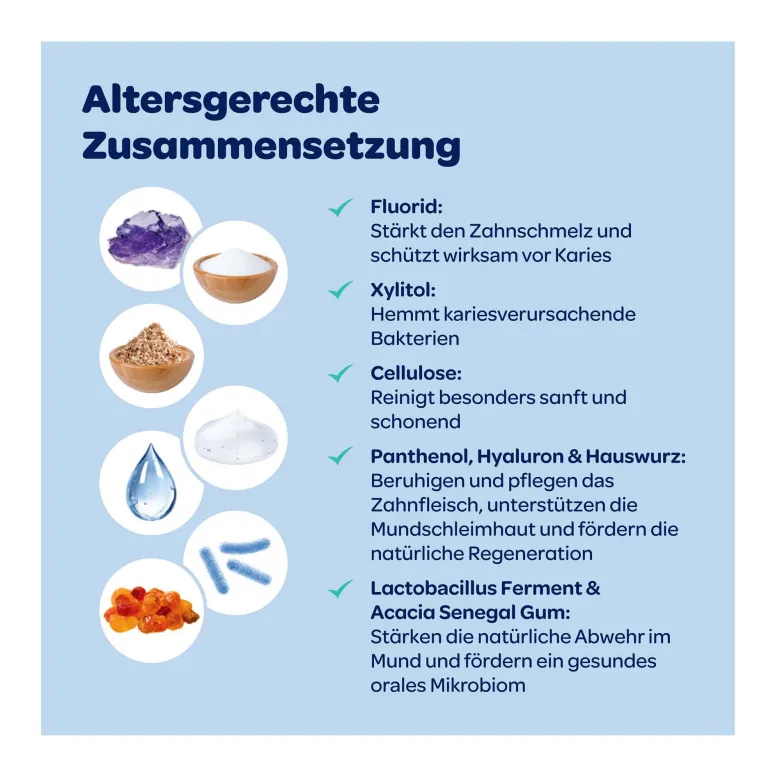 Dentinox Zahncreme Mundflora+ Kids, 75 ml
