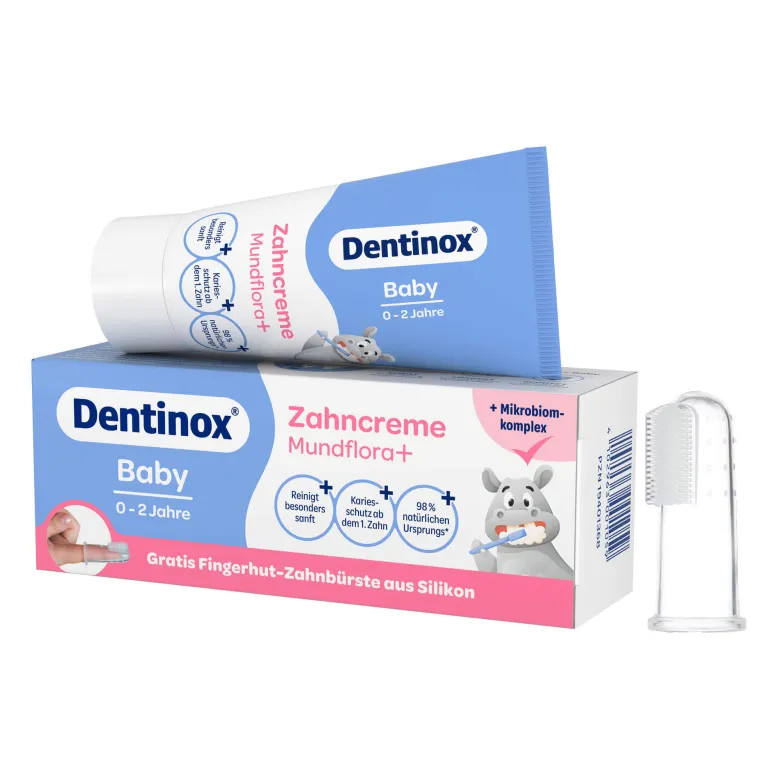 Dentinox Zahncreme Mundflora+ Baby, 30 ml