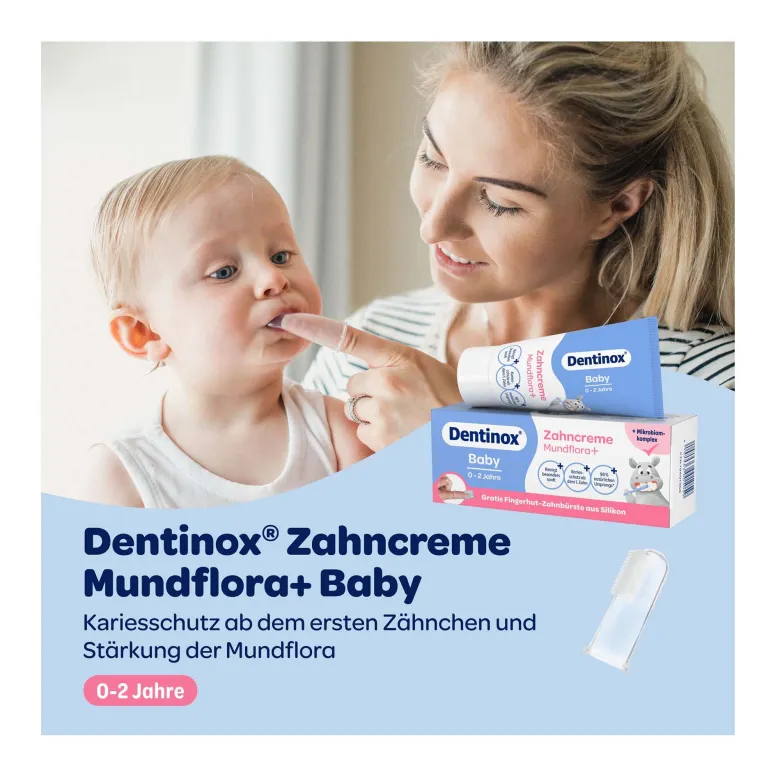 Dentinox Zahncreme Mundflora+ Baby, 30 ml