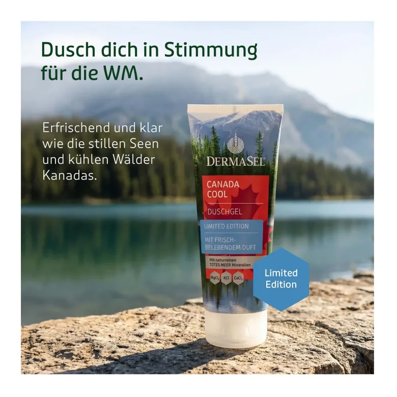 DermaSel Canada Cool Duschgel Limited Edition, 100 ml