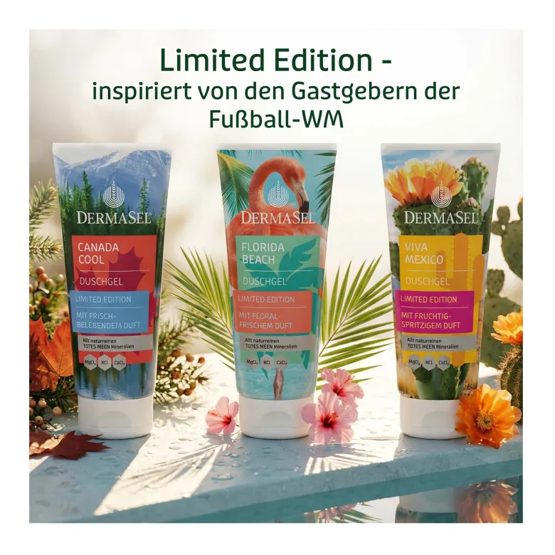 DermaSel Canada Cool Duschgel Limited Edition, 100 ml