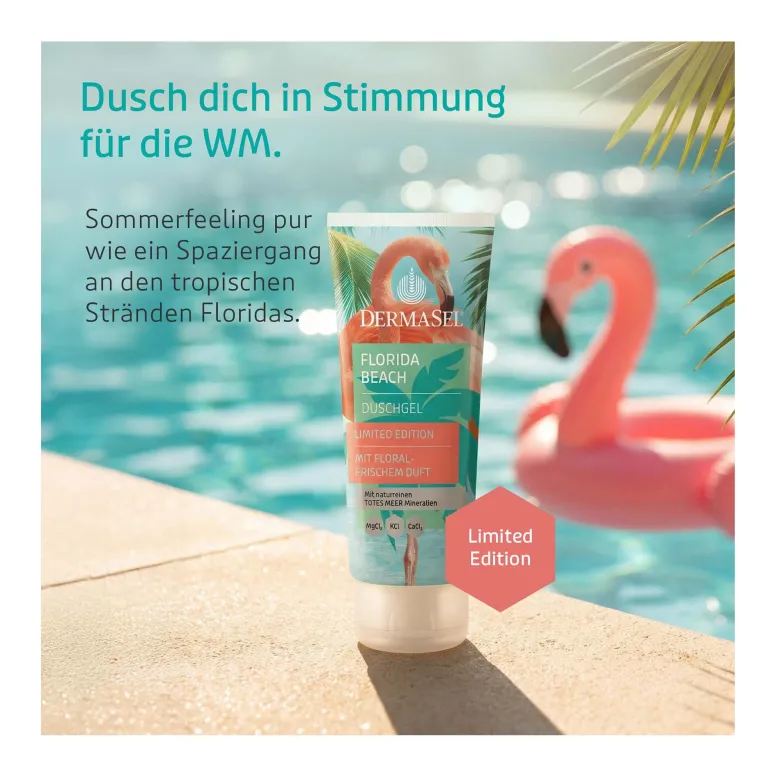 DermaSel Florida Beach Duschgel Limited Edition, 100 ml