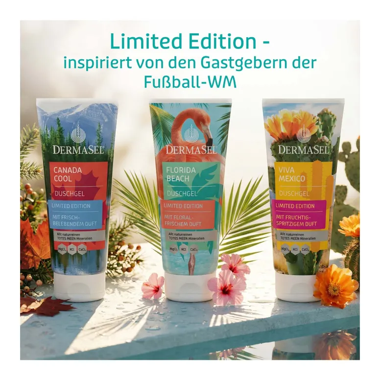 DermaSel Florida Beach Duschgel Limited Edition, 100 ml