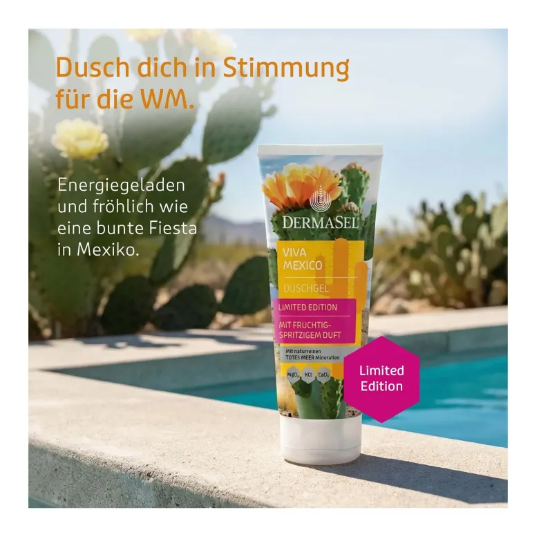 DermaSel Viva Mexico Duschgel Limited Edition, 100 ml