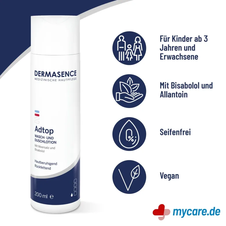 Dermasence Adtop Wasch- und Duschlotion, 200 ml