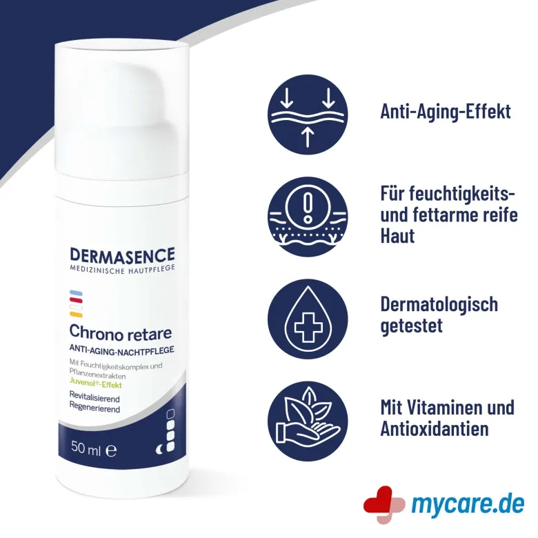 Dermasence Chrono retare Anti-Aging-Nachtpflege, 50 ml