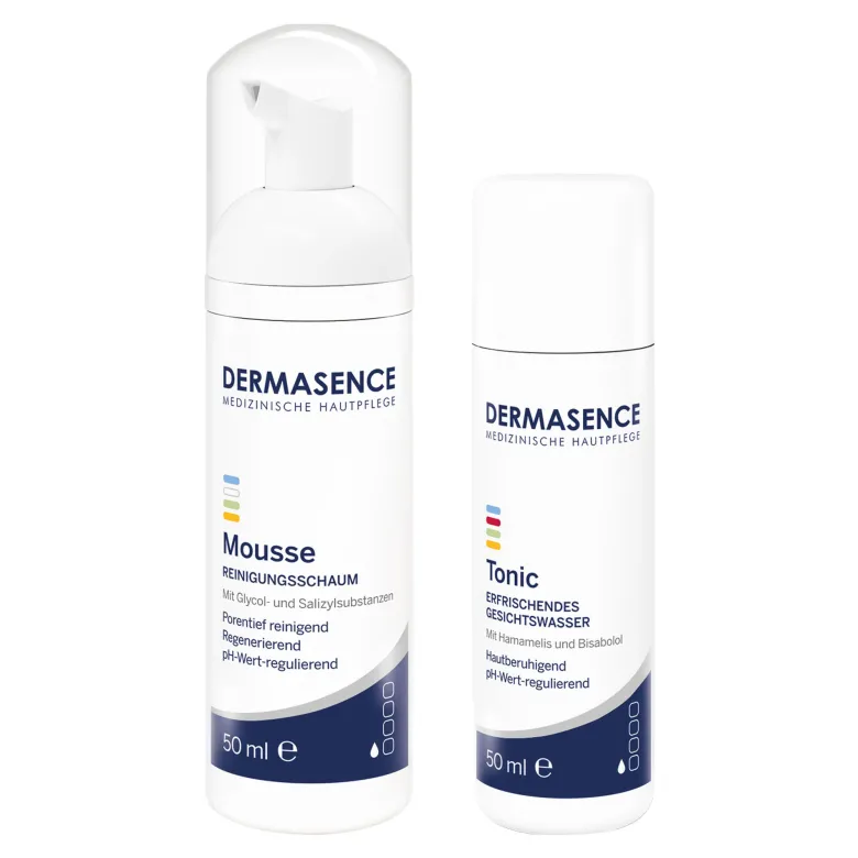 Dermasence Reiseset: Tonic und Mousse, 2X50 ml