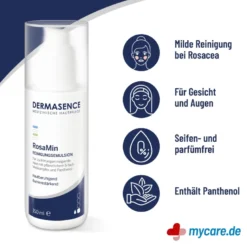 Dermasence RosaMin Reinigungsemulsion, 150 ml
