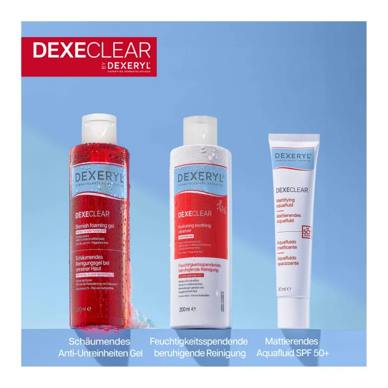 Dexeryl Dexeclear Anti-Unreinheiten schäumendes Gel, 200 ml