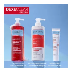 Dexeryl Dexeclear Feuchtigkeitsspendende Reinigung, 400 ml