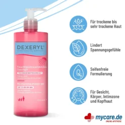 Dexeryl Feuchtigkeitsspendendes Duschgel, 500 ml