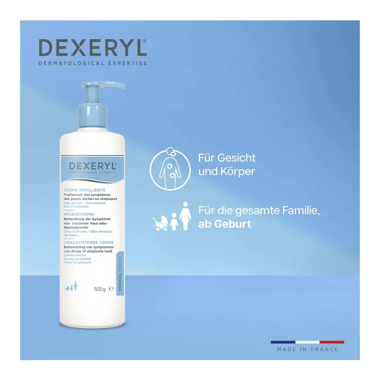 Dexeryl Pflegecreme, 500 g
