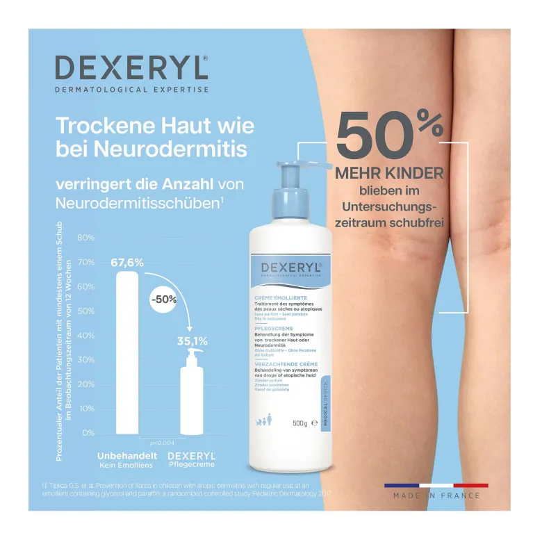 Dexeryl Pflegecreme, 500 g