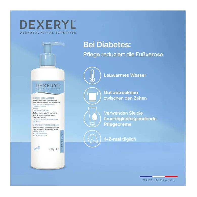 Dexeryl Pflegecreme, 500 g