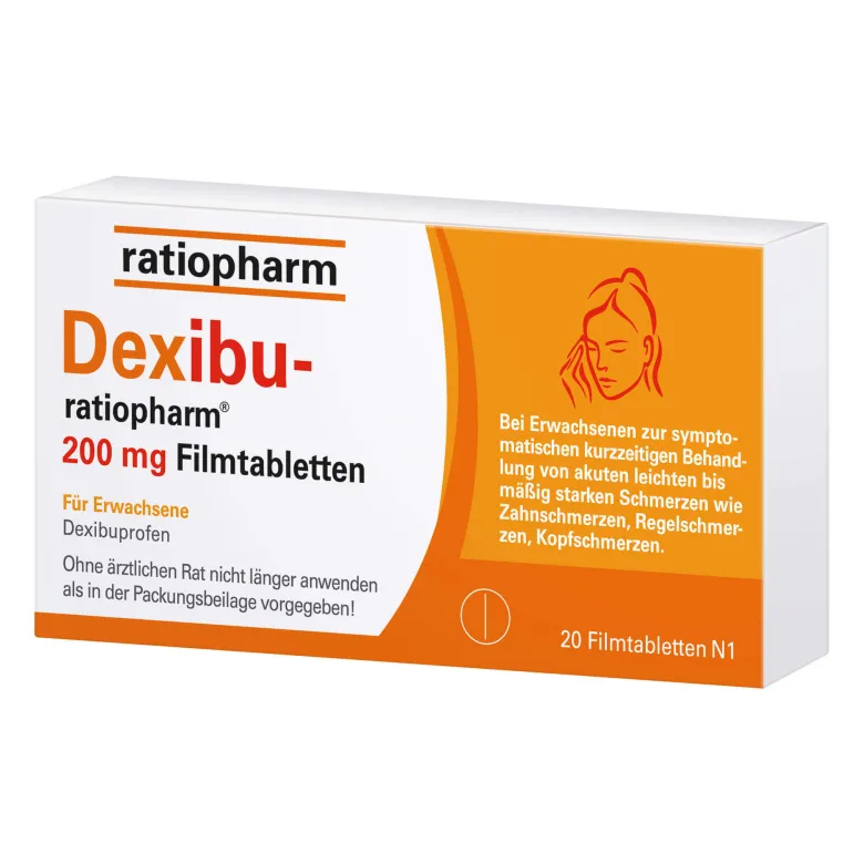 Dexibu-ratiopharm 200 mg Filmtabletten, 20 St