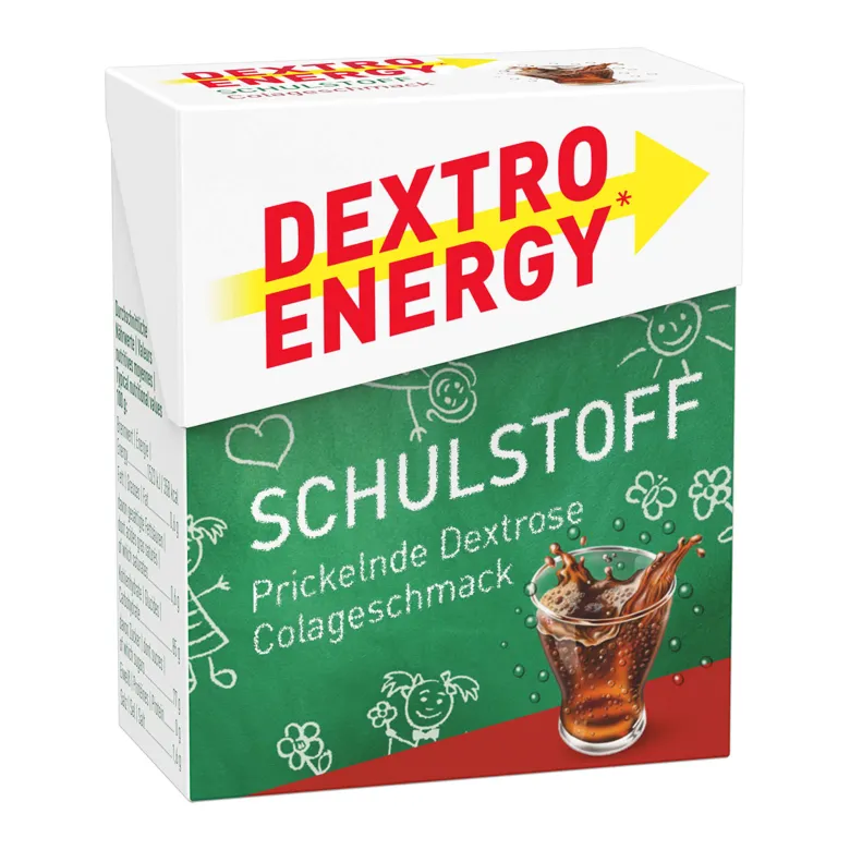 Dextro Energy Schulstoff Cola Täfelchen, 50 g