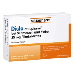 Diclo-ratiopharm 25 mg Filmtabletten bei Schmerzen, 20 St