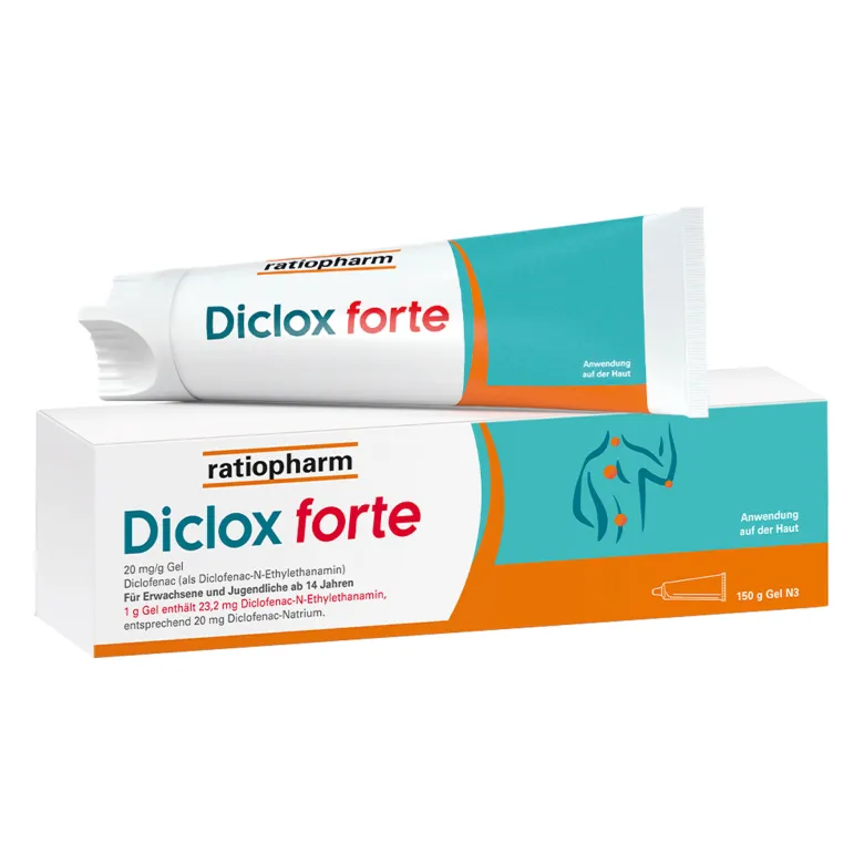 Diclox forte - Schmerzgel 2 %, mit Diclofenac, 150 g