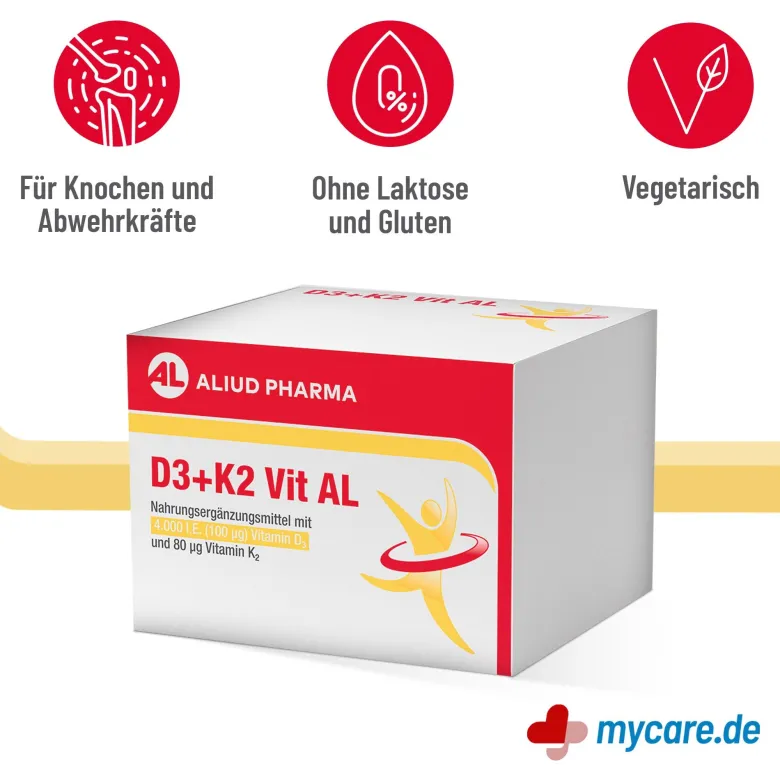 D3+K2 Vit AL 4000 I.E./80 µg Kapseln, 90 St