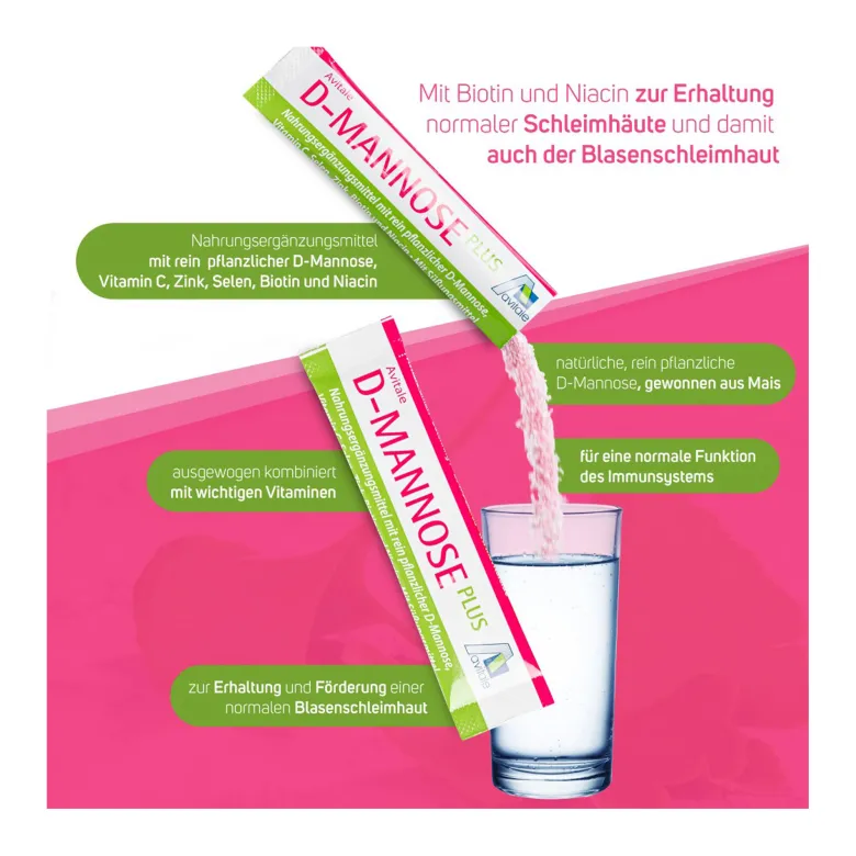 D-Mannose PLUS 2000 mg Sticks, 15X2.47 g