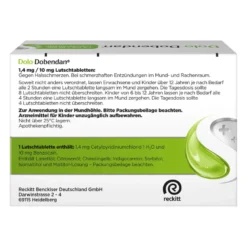 Dolo-Dobendan Lutschtabletten bei Halsschmerzen, 48 St