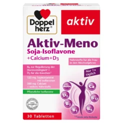 Doppelherz aktiv Aktiv-Meno Soja-Isoflavone + Calcium + D3, 30 St
