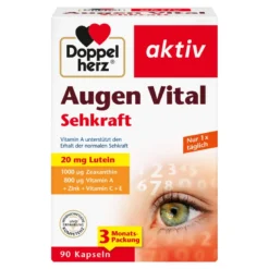 Doppelherz aktiv Augen Vital Sehkraft Kapseln, 90 St