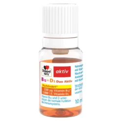Doppelherz aktiv B12+D3 Duo Aktiv Trinkampullen, 8 St