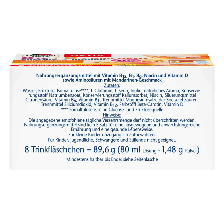 Doppelherz aktiv B12+D3 Duo Aktiv Trinkampullen, 8 St