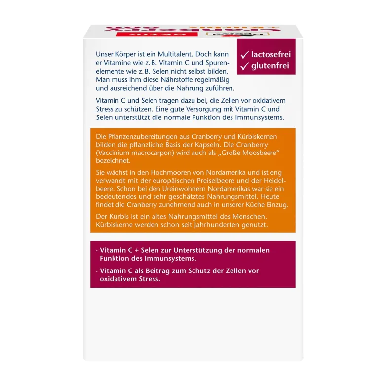 Doppelherz aktiv Cranberry + Kürbis, 60 St