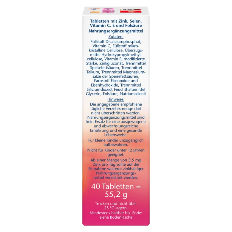 Doppelherz aktiv C+Zink+E Depot-Tabletten, 40 St
