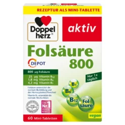 Doppelherz aktiv Folsäure 800 Depot-Tabletten, 60 St