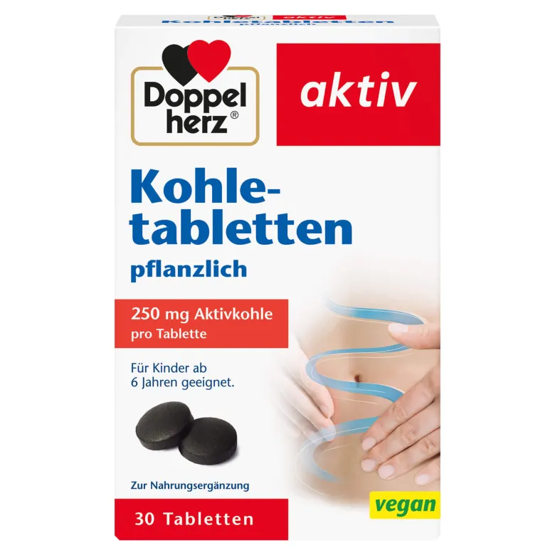 Doppelherz aktiv Kohletabletten, 30 St