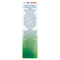 Doppelherz aktiv Magnesium 400+B12+C+E Tabletten, 30 St
