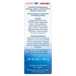 Doppelherz aktiv Magnesium+Calcium+Kalium+D3 Direct, 20 St